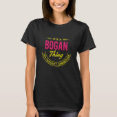 BOGAN名、BOGAN家名紋 Tシャツ (正面)