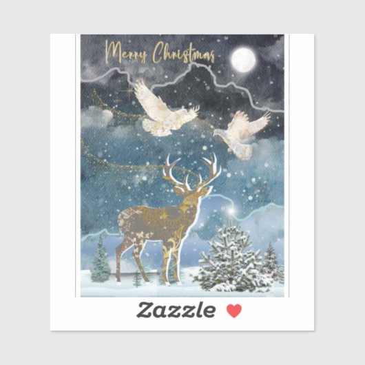 Boganhues Christmas Print Sticker シール (シート)