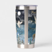 Boganhues Christmas Print Sticker 保温保冷タンブラー (左面)