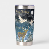 Boganhues Christmas Print Sticker 保温保冷タンブラー (正面)