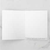 “Boganhues Luxury Print Reindeer" ChristmasCard カード (内部)