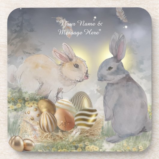 Boganhues「Pipa & Marlow」シリーズ プリント コースター (正面)