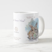 Boganhues "Pipa & Marlow"シリーズ プリント ジャンボコーヒーマグカップ (正面右)
