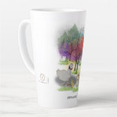 Boganhues Pipa & Marlow プリント カフェラテマグ (左アングル)