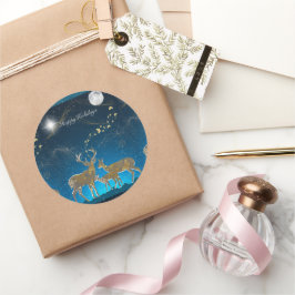 Boganhues Premium Christmas Print Sticker ラウンドシール