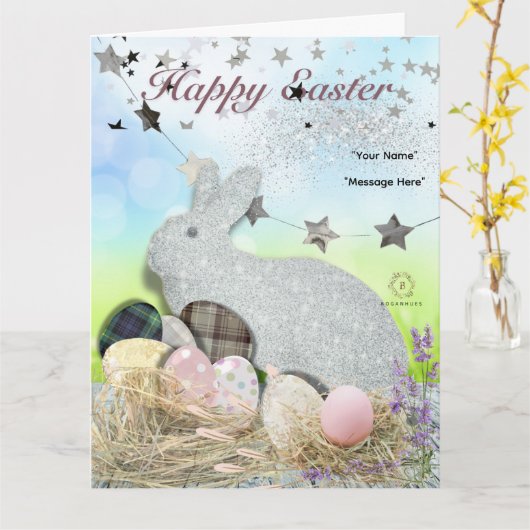 Boganhues Print  カード (黄色い花)