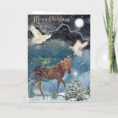 Boganhues Print Folded Greeting Card カード (裏面)