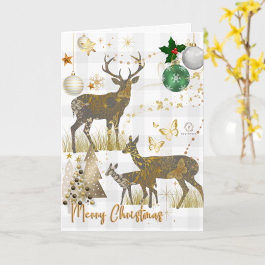 Boganhues Unique Prints カード (黄色い花)