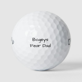 'Bogeys Fear Dad' Father's Day Birthday Tournament ゴルフボール