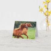 BOGO子馬空白のノートカード カード (黄色い花)