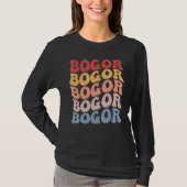 Bogor City Groovy Retro Tシャツ (正面)