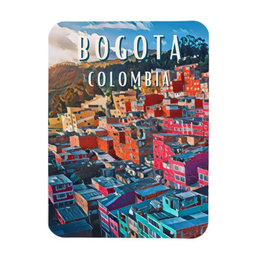 Bogota : Capitale vibrante de la Colombie マグネット (縦)