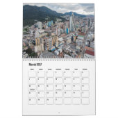 Bogotá-Colombia Calendar カレンダー (3月 2027)