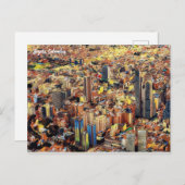 Bogotá, Colombia, City View Art ポストカード (正面/裏面)