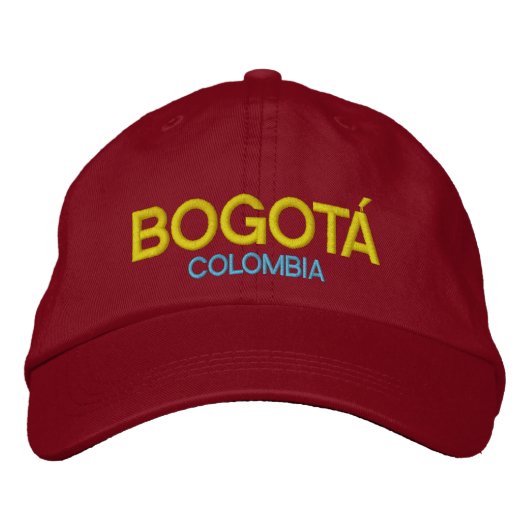 Bogotá Colombia Embroidered Hat 刺繍入りキャップ (正面)