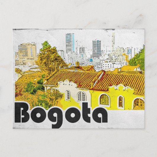 Bogota Colombia Vintage ポストカード (正面)