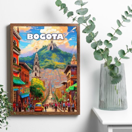 Bogotá, pearl of the Andes ポスター