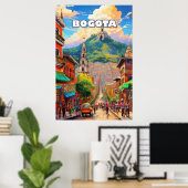 Bogotá, pearl of the Andes ポスター (ホームオフィス)