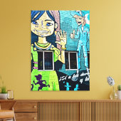 Bogotá Street Art  キャンバスプリント (インサイチュ (リビング))