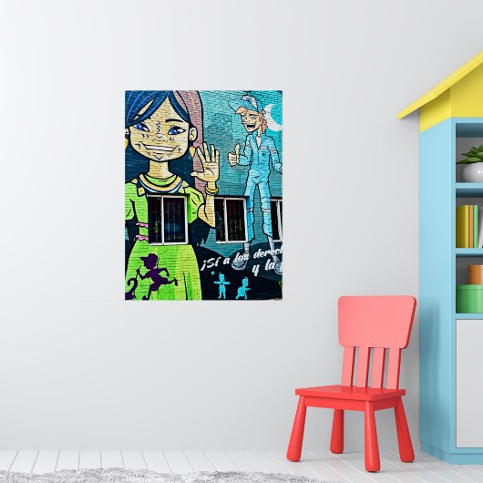 Bogotá Street Art  ポスター (子ども部屋1)