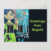 Bogotá Street Art  ポストカード (正面)