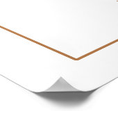 BOHEMEテラコッタカボチャ赤ちゃんシャワーへようこそ ポスター (角)