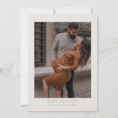 BOHEMEテラコッタフローラボホアーチベイビーシャワー 招待状 (裏面)