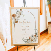 BOHEMEテラコッタフローラボホベイビーシャワーウェルカム