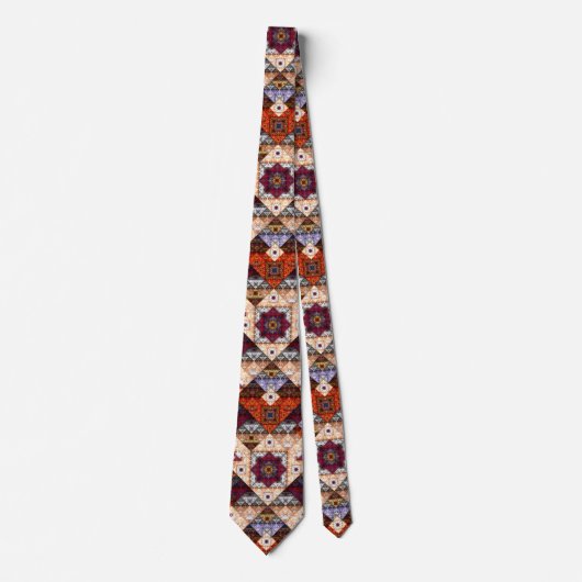 Bohemian Abstract Pattern Tie ネクタイ (正面)