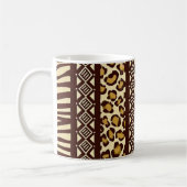 Bohemian African Design Mug コーヒーマグカップ (左)