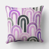 Bohemian arch fish scale painted pattern クッション (裏面)