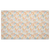 Bohemian arch fish scale painted pattern ファブリック (ファットクウォーター)