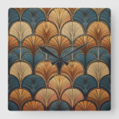 Bohemian art clock スクエア壁時計 (正面)