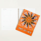  Bohemian boho floral colorful whimsical プランナー手帳 (ディスプレー)