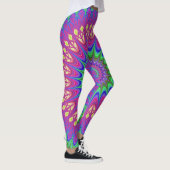 BOHEMIAN BOHO PINK YOGA PANTS LEGGINGS レギンス (右)