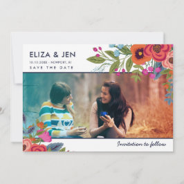 Bohemian Boquet写真Save the Date セーブザデート