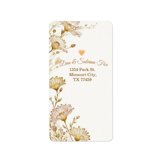 Bohemian, botanical style  ラベル (正面)