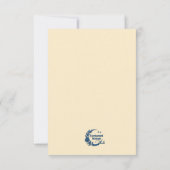 Bohemian, botanical style Response  出欠カード (裏面)