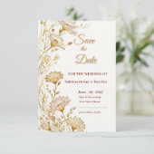Bohemian, botanical style Save The Date セーブザデート (スタンド正面)