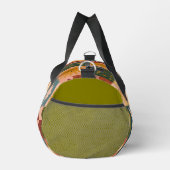 Bohemian Celestial Patchwork with Mystical Symbols ダッフルバッグ (右)