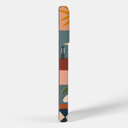 Bohemian Celestial Patchwork with Mystical Symbols Case-Mate iPhoneケース (裏面 / 右)