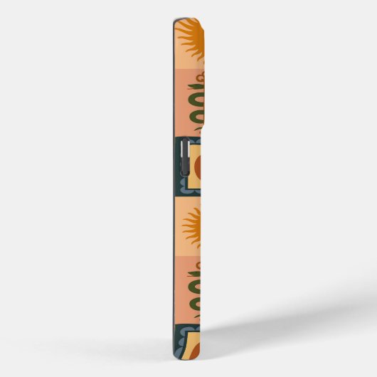 Bohemian Celestial Patchwork with Mystical Symbols Case-Mate iPhoneケース (裏面 / 右)