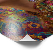 Bohemian Cosmic Goddess Art Print| Magic Woman  フォトプリント (角)