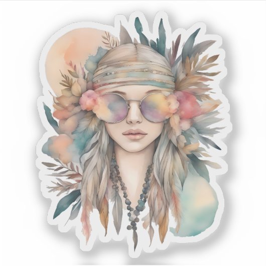 Bohemian Dream Portrait シール (正面)