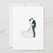 Bohemian Elegance Save the Date Card 招待状 (裏面)