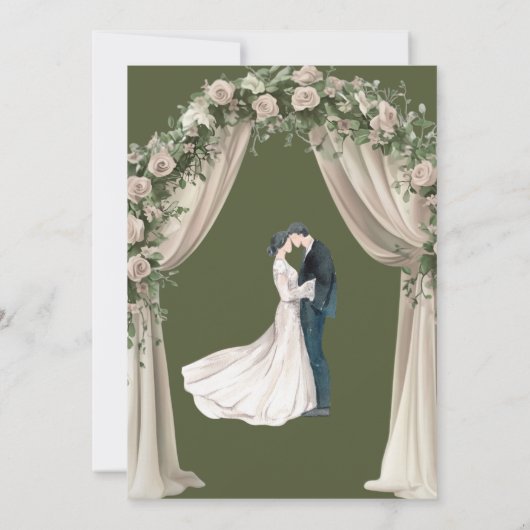 Bohemian Elegance Wedding Collection  招待状 (裏面)