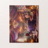 Bohemian Fortune Teller Mystical Tarot Décor ジグソーパズル (縦)