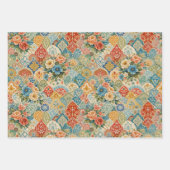 Bohemian Garden Mosaic ラッピングペーパーシート (正面2)