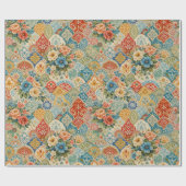 Bohemian Garden Mosaic ラッピングペーパー (フラット)