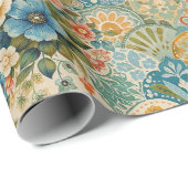Bohemian Garden Mosaic ラッピングペーパー (ロールコーナー)